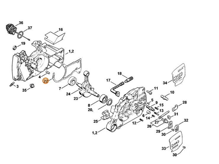 Uszczelka, Stihl 11280290500