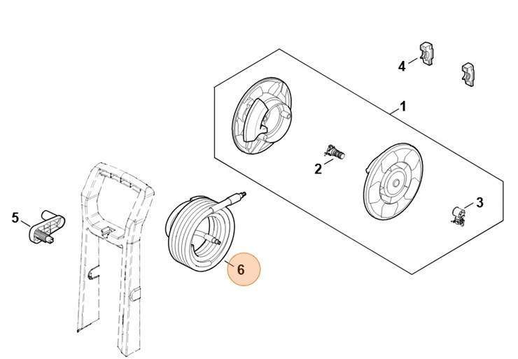 Wąż wysokociśnieniowy, Stihl RE025000803