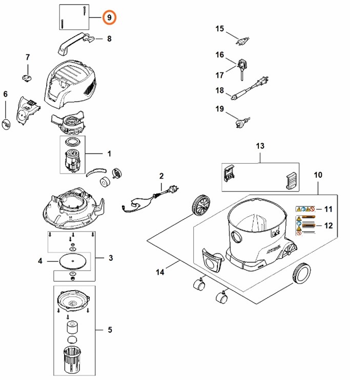 Zestaw śruby, Stihl SE010071000