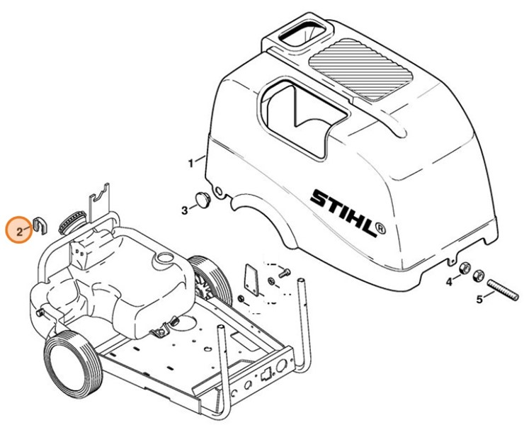Klamra, Stihl 47247061800