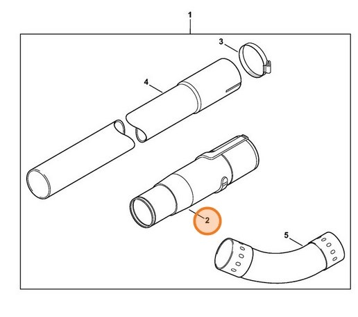 Adapter, Stihl 42417080100