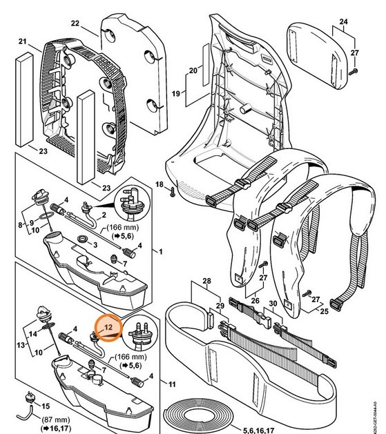 Element łączący, Stihl 42823501401