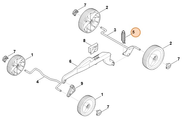 Sprężyna naciągowa, Stihl 63207035121