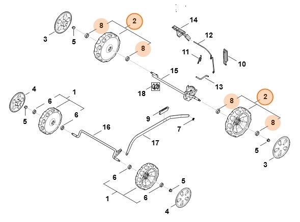 Koło, Stihl 00007000440