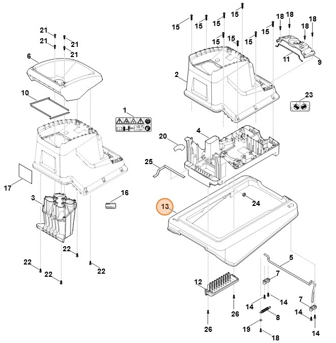 Płyta osłaniająca, Stihl 60137921306