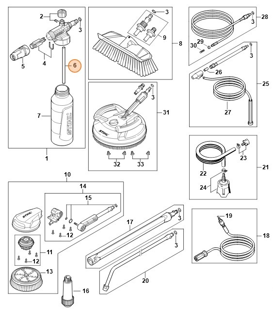 Wąż, Stihl 49105300600