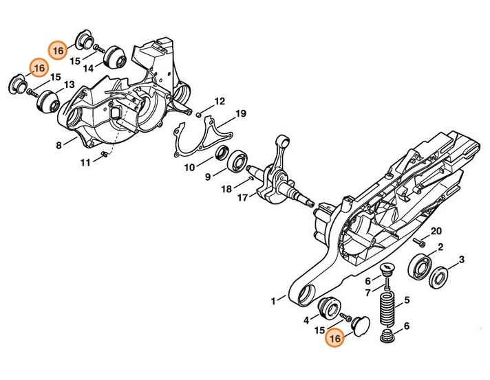 Zatyczka, Stihl 11227917300