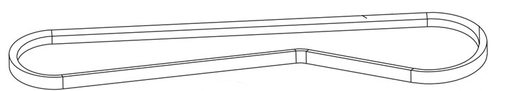 Pasek klinowy SB-48 (W800), Orec 89-6123-004802S
