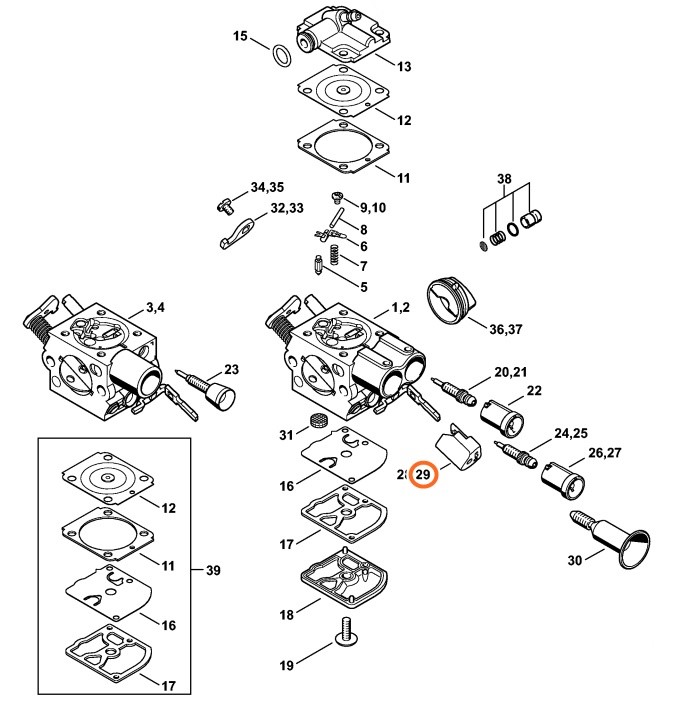 Kołpak, Stihl 11411212700