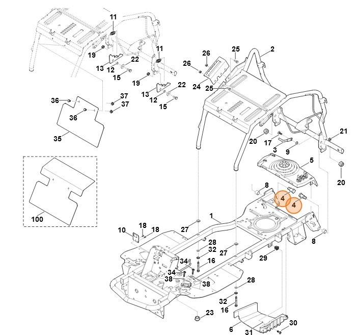 Sworzeń, Stihl 61407039020