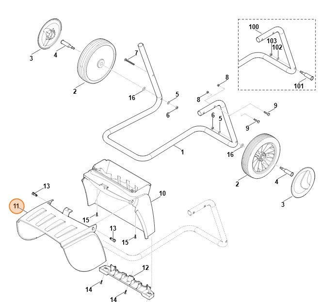 Pokrywa, Stihl 00007062400