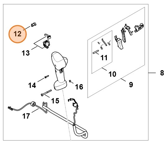 Przełącznik, Stihl 48594300500