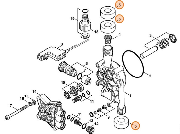 Wkładka tłumiąca, Stihl 47756090300