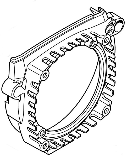 Obudowa wentylatora, Stihl 43130801801