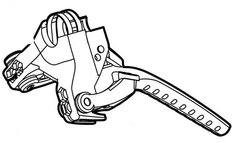 Dźwignia lewa, Stihl 62517103500