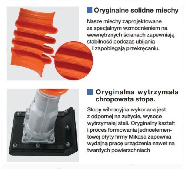 Ubijak wibracyjny Mikasa MTX-60 - E-Drwal