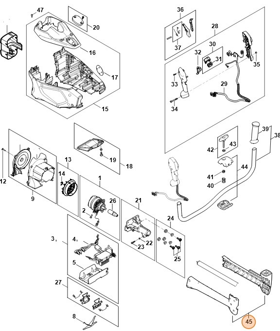 Obudowa, Stihl FA017901400