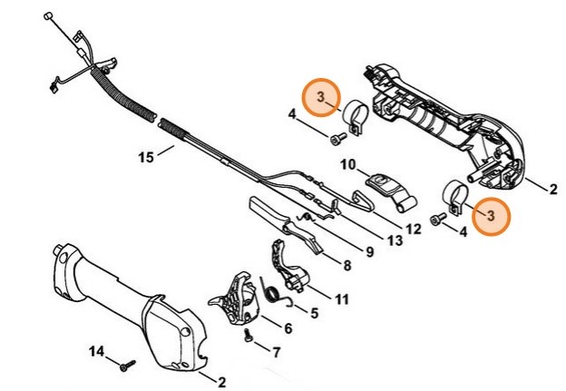 Obejma zaciskowa, Stihl 41447919400