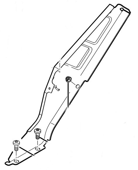 Wspornik, str. lewa, Stihl 63407604291
