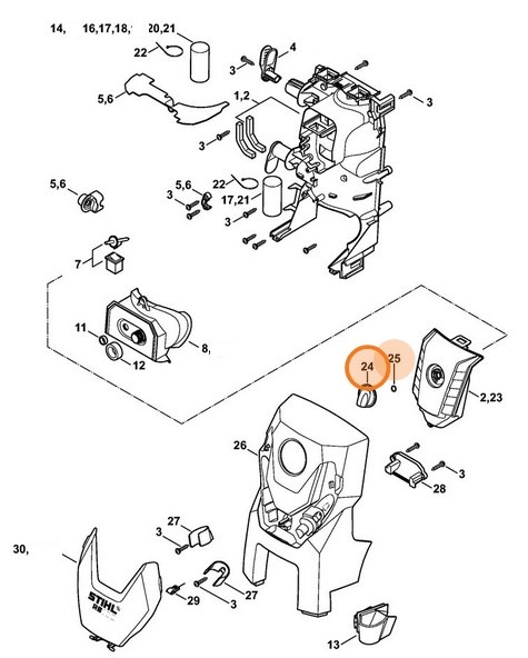 Pokrętło, Stihl 47764302900