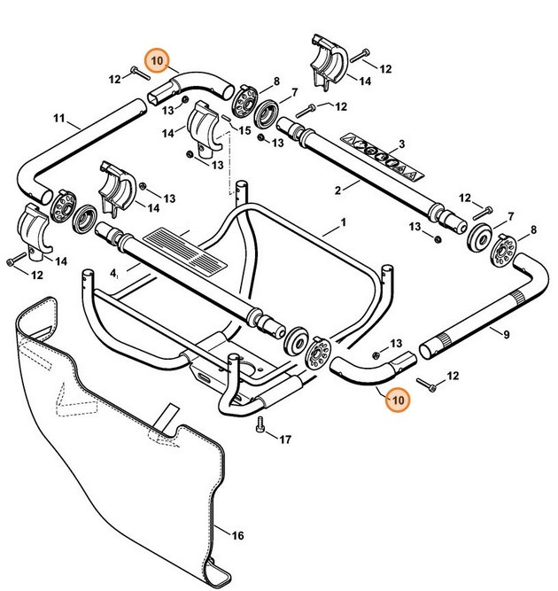 Element kątowy, Stihl 43137915500