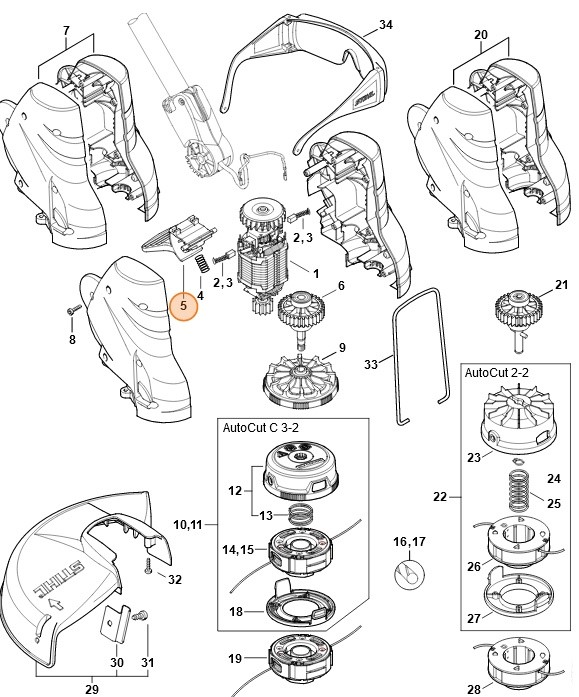 Dźwignia, Stihl 48167113800