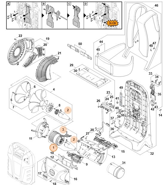 Dmuchawa, Stihl BA037600500
