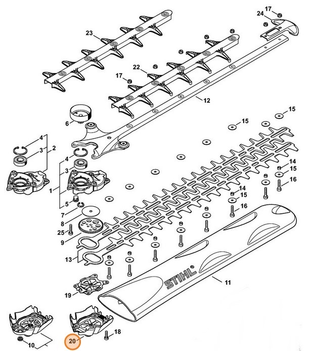 Pokrywa przekładni, Stihl 42426405805
