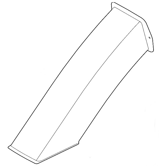 Górna część kanału wyrzutowego, Stihl 61607605100