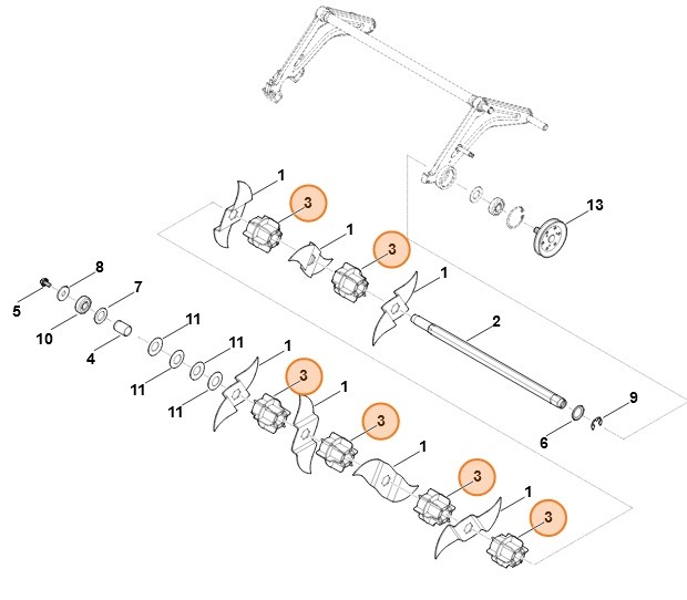 Element odległościowy, Stihl 62907024400