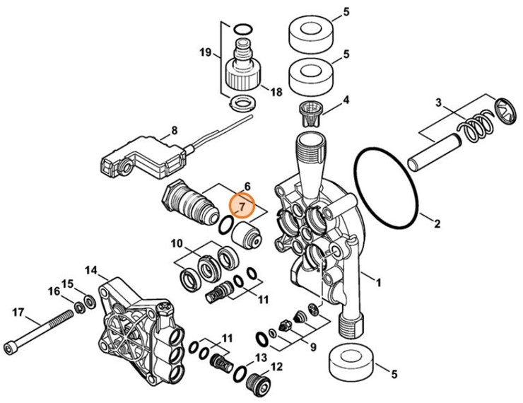 Okrągły pierścień uszczelniający 12x2, Stihl 96459487526