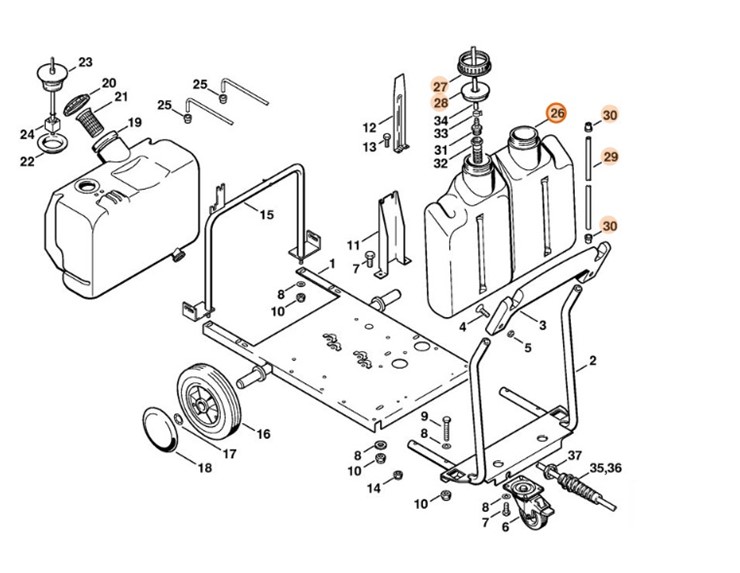 pojemnik, Stihl 47067000805