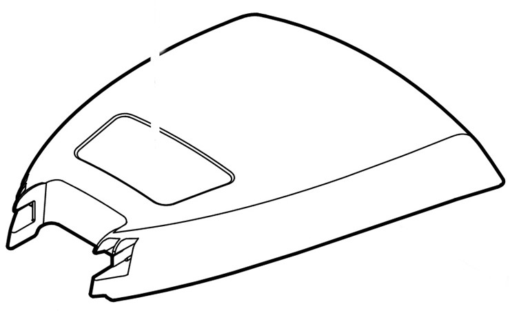 Pokrywa (osłona elementów obsługi), Stihl 63017062400