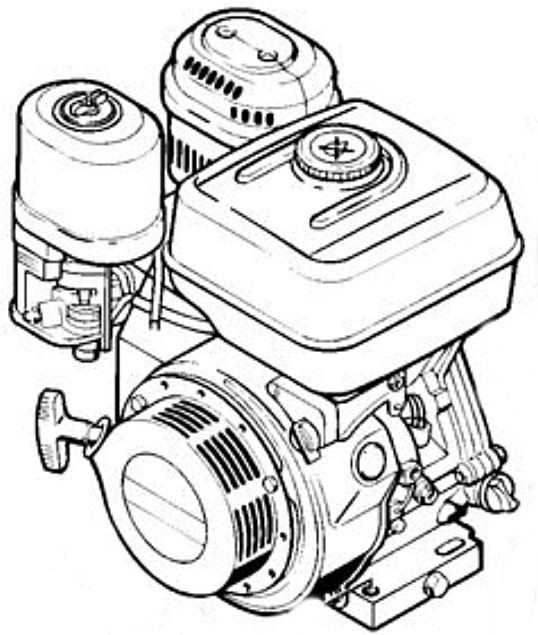 Spalinowy silnik benzynowy Honda Gsprężyna piórowa- 340, Stihl 47100111800