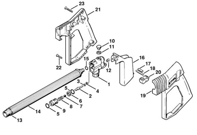 Zestaw uszczelek, Stihl 47160071052