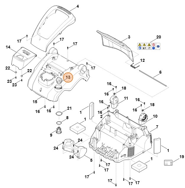 Pokrętło, Stihl 62917166000