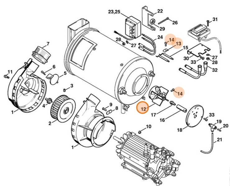 Uchwyt elektrody, Stihl 47245201600