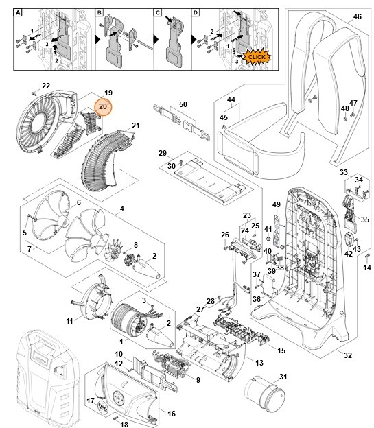 Kratka ochronna, Stihl BA037608100
