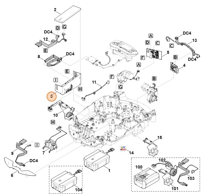 Moduł układu elektronicznego, Stihl 63094301402
