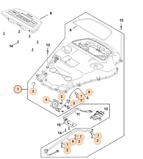 Obudowa, Stihl IA017008505