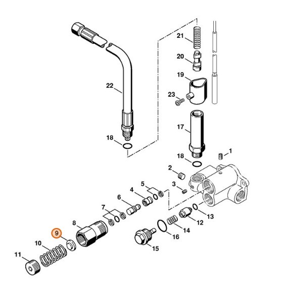 Mocowanie, Stihl 47065130100