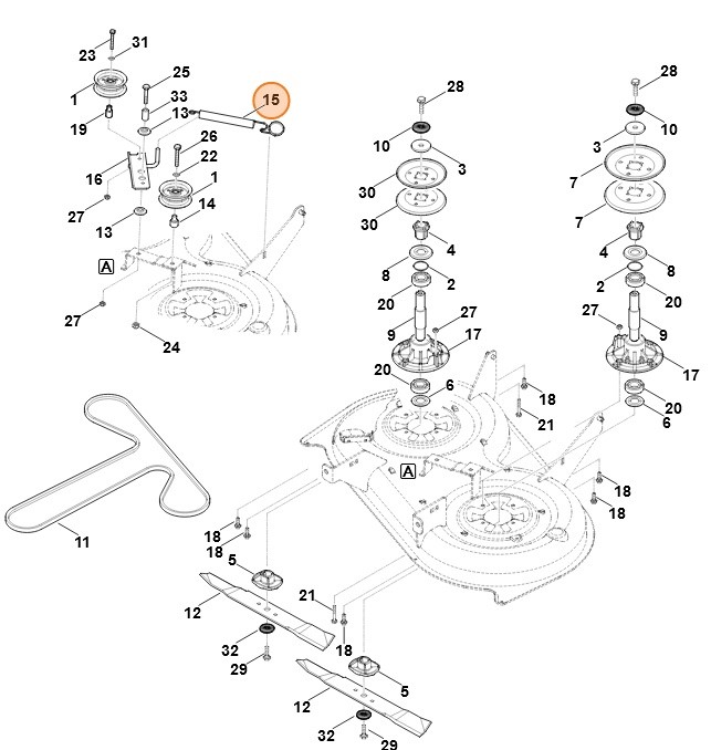 Sprężyna naciągowa, Stihl 61657801200
