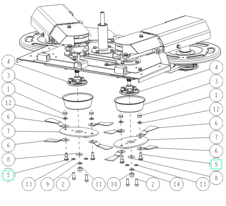 Śruba noża, Orec 0305-70900