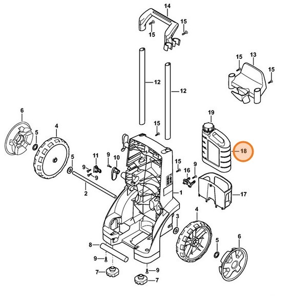 Pojemnik, Stihl 47807000800