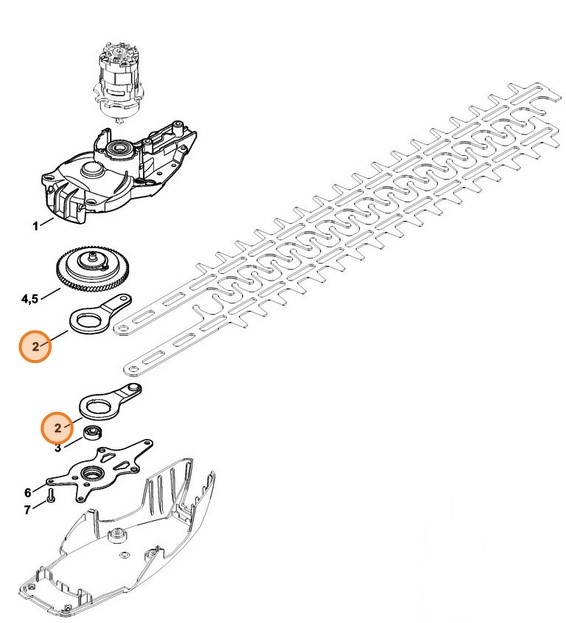 Korbowód, Stihl 64606426510