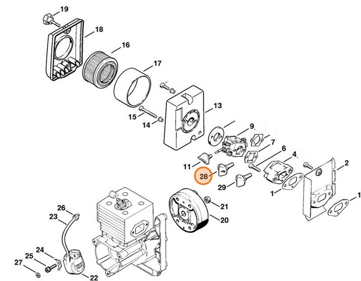 Pokrętło, Stihl 41191829500