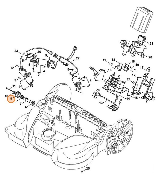 Koło zębate, Stihl 48607321801