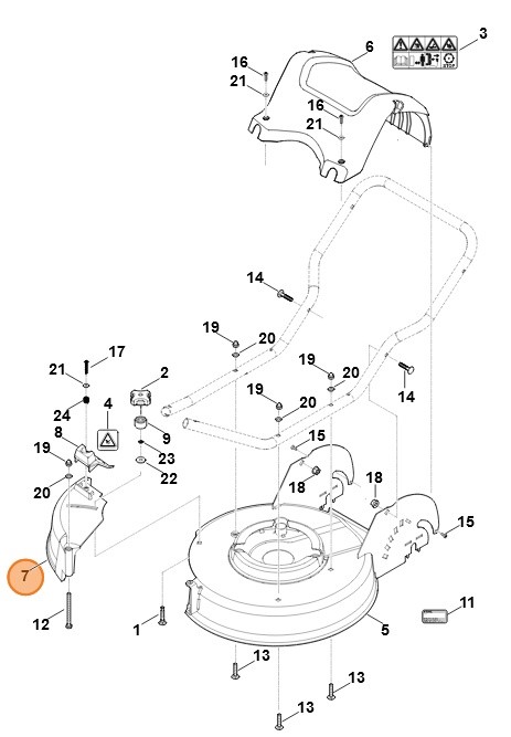 Pokrywa, Stihl 63617062401