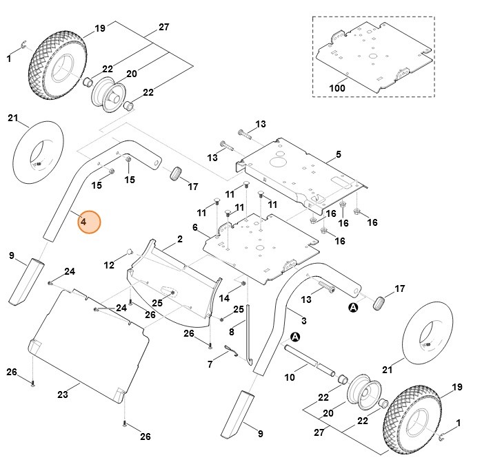 Stelaż rurowy, Stihl 60127032310