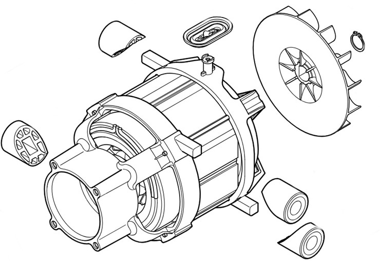 Silnik elektryczny, Stihl 49506000222